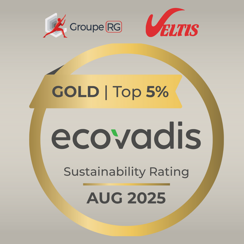 ✨ En 2025, le Groupe RG obtient de nouveau la m&eacute;daille OR Ecovadis ✨