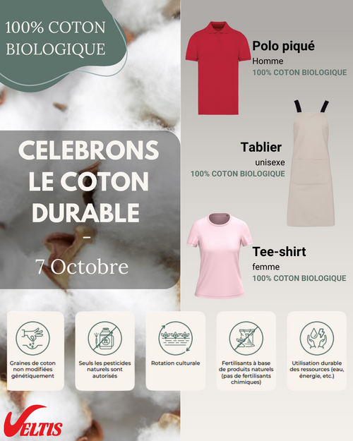 7 octobre : Journ&eacute;e Mondiale du coton ! 🌍🌿