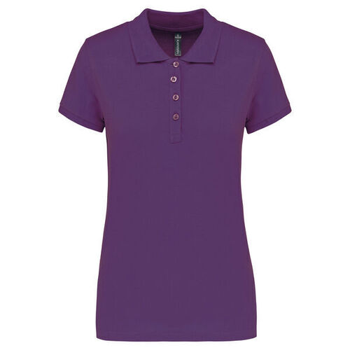 Polo MC femme piqu&eacute;
