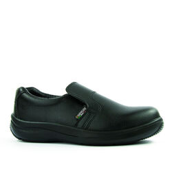 Mocassins de s&eacute;curit&eacute; femme EBANITE S2 SRA NOIR Paris
