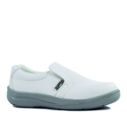 Mocassins de s&eacute;curit&eacute; femme STELLA S2 SRA BLANC Paris