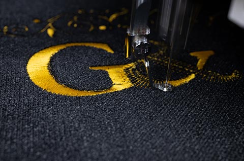 Personnalisation sur vêtements stock Personnalisation sur vêtements stock